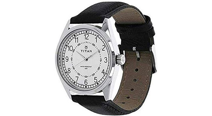 Titan Casual Watch For Men Analog Leather - 1729SL501 / AED:94.00
