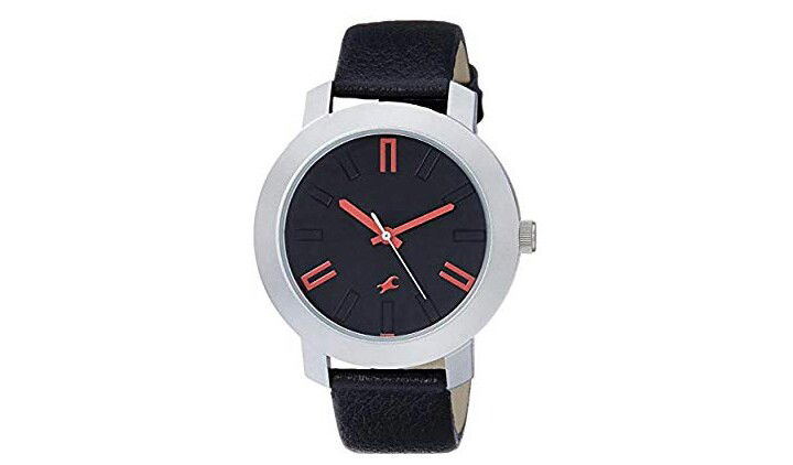 Fastrack Casual Men's Black Dial Leather Band Watch - T3120SL02 / AED:159.00