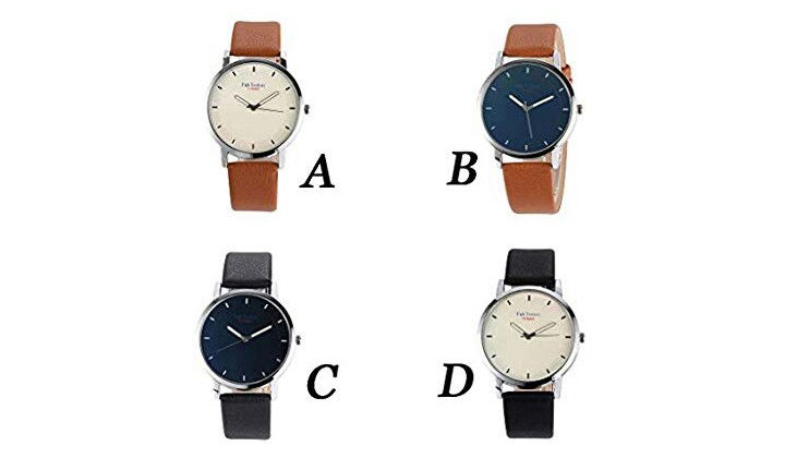 Eslan Classic Fashion Simple Atmosphere Without Digital Scale Belt Men's Watch / AED:15.94