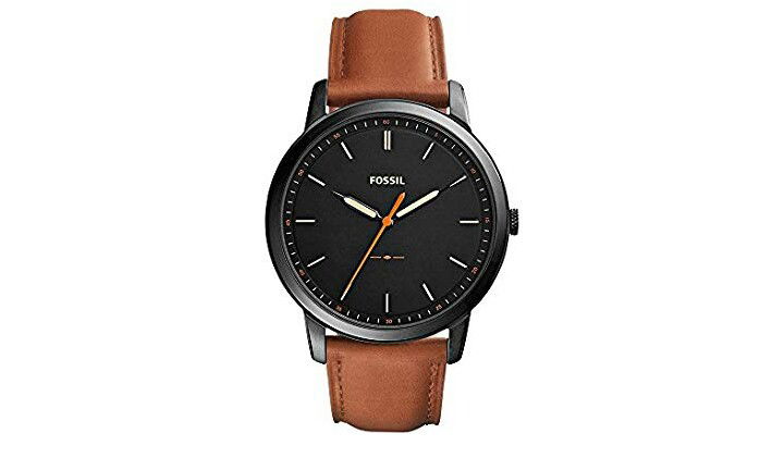 Fossil Men's Quartz Watch, Analog Display and Leather Strap FS5305 / AED:372.00