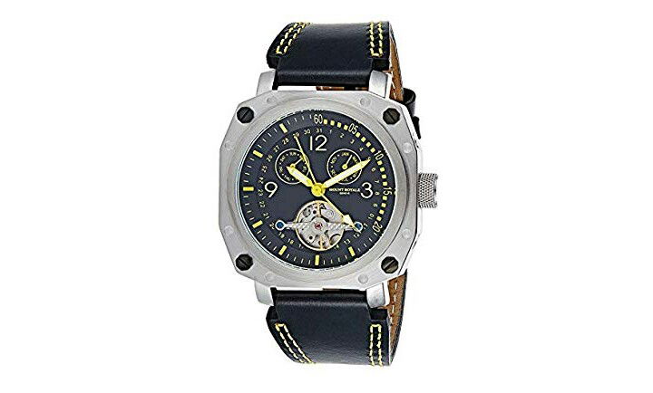 Mount Royale Analog-Digital Leather Watch for Men - 7R45 / AED:199.00