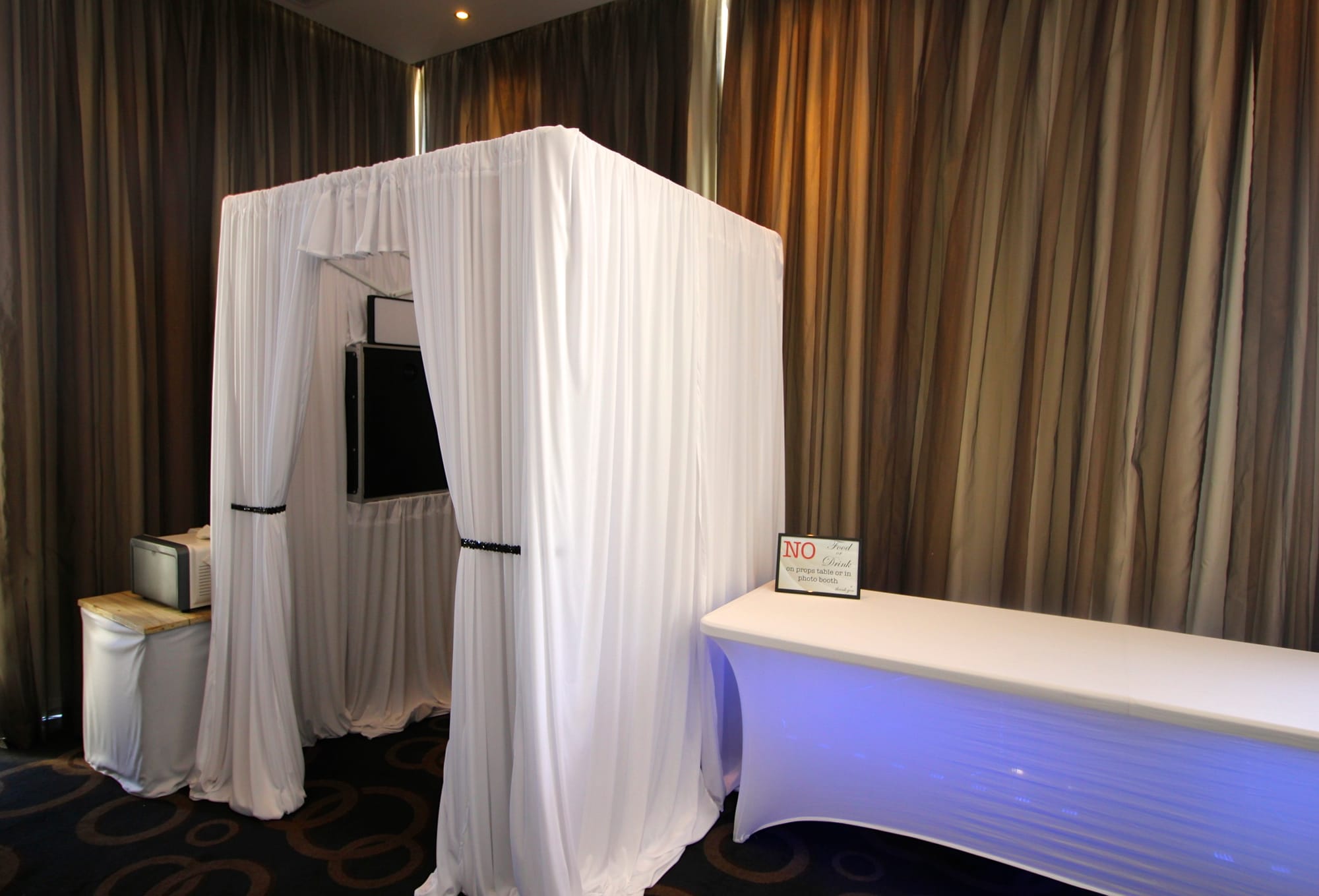 White Formal Booth