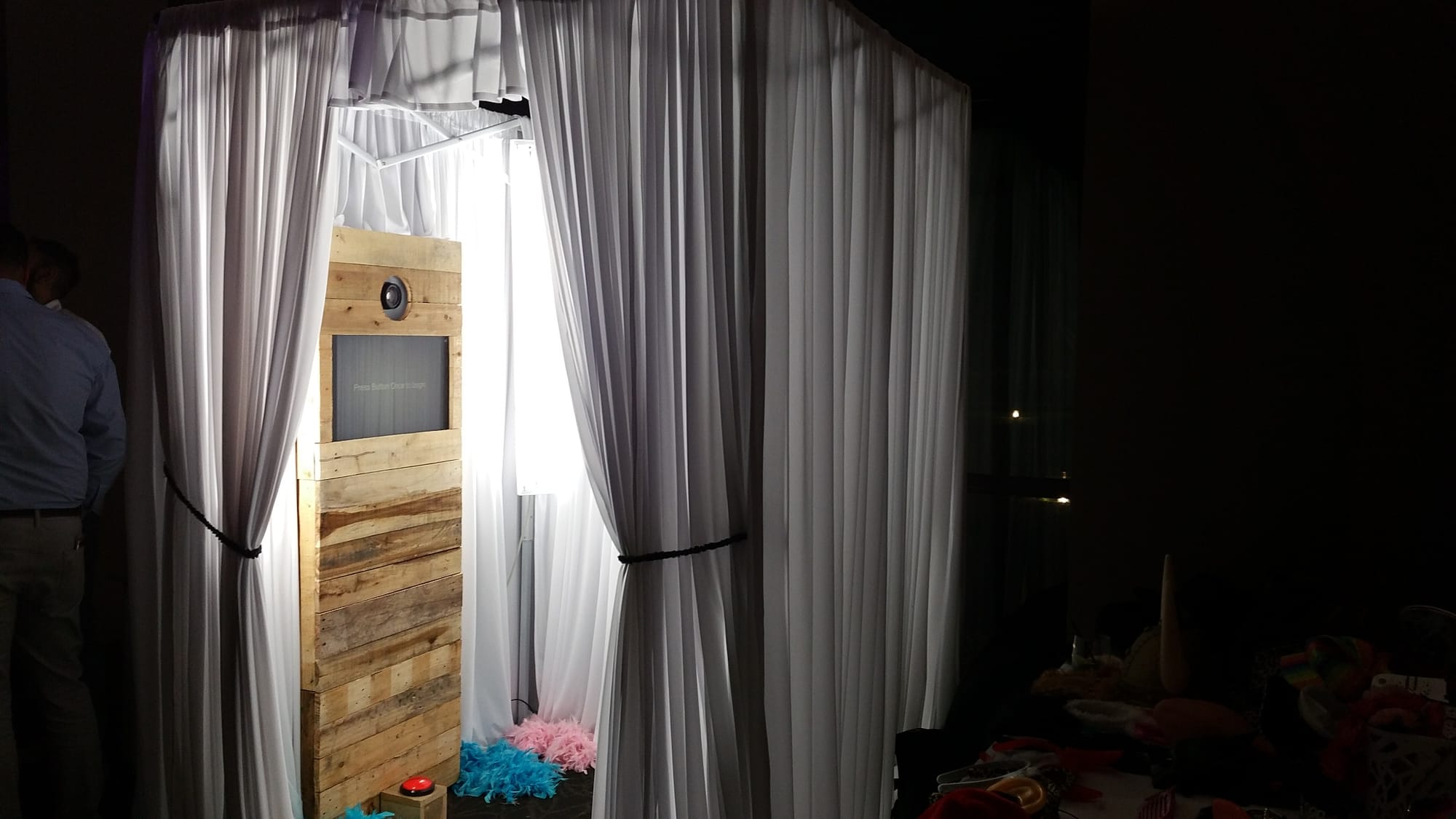 White Formal Photo Booth