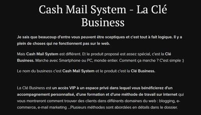 À propos de Cash Mail System image