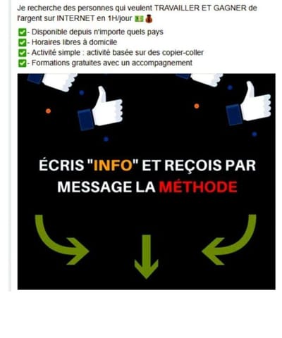modèle d'annonce et méthode à suivre image
