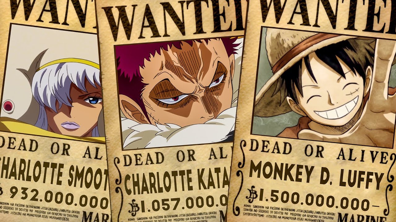 10 Karakter One Piece Dengan Bounty Paling Tinggi!