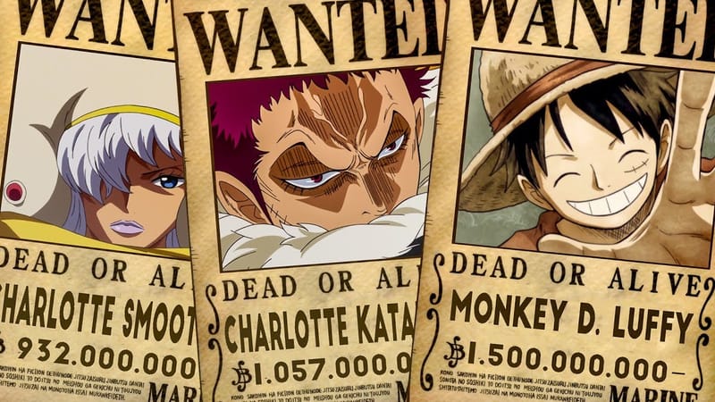 10 Karakter One Piece Dengan Bounty Paling Tinggi!
