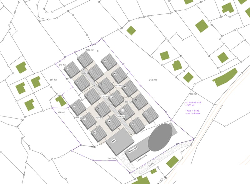 Hotel und Apartment Projekt in der Schweizer Alpen