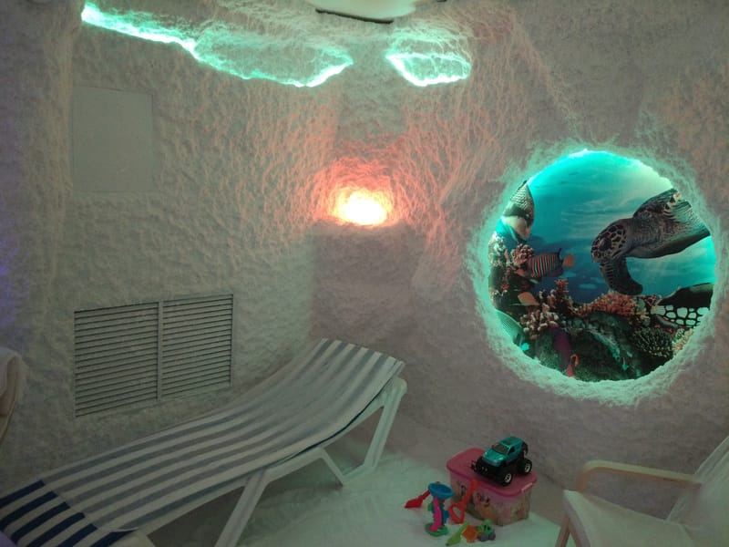 Абонемент на посещение соляной пещеры