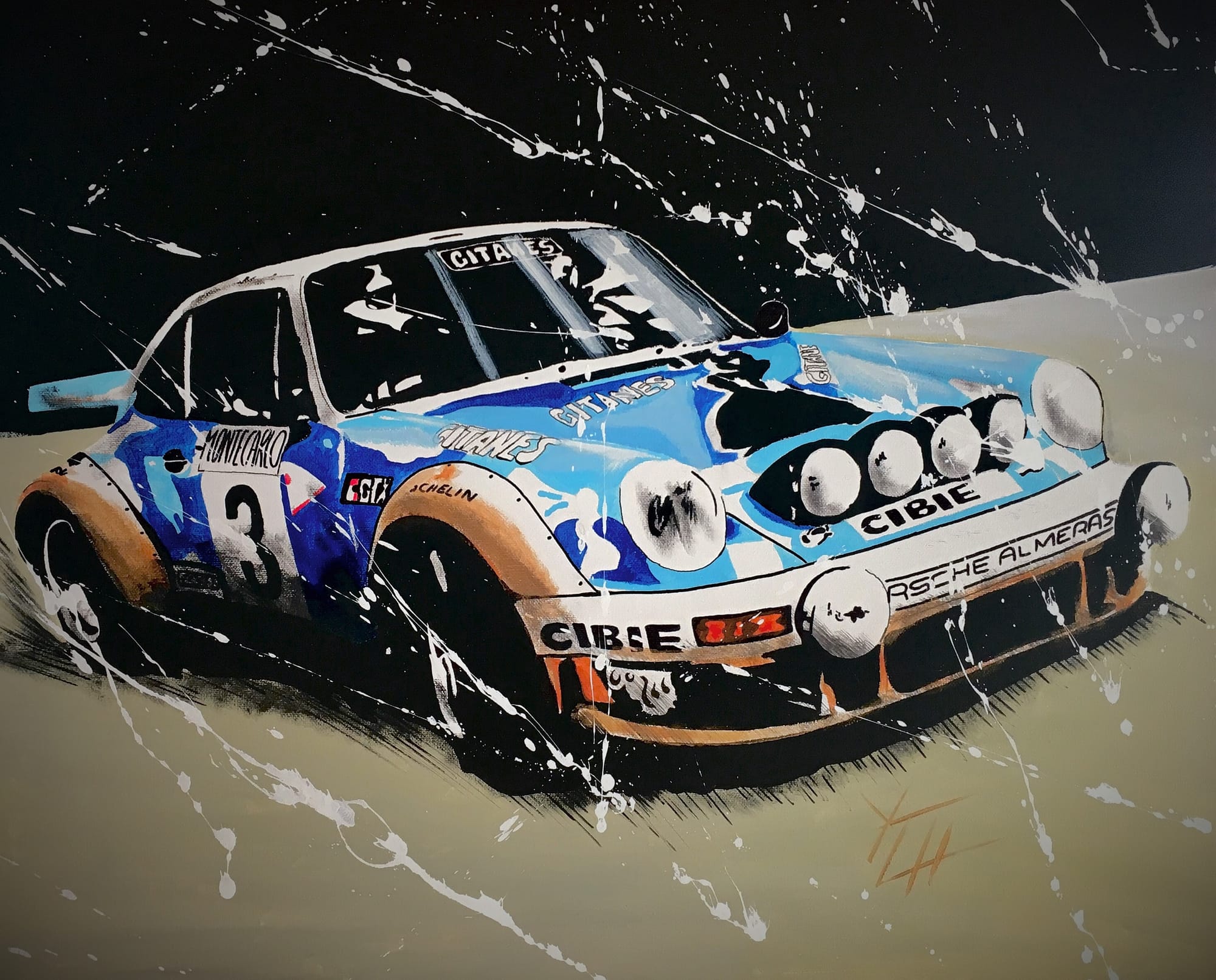 Porsche 911 RSR Almeras - Guy Frequelin