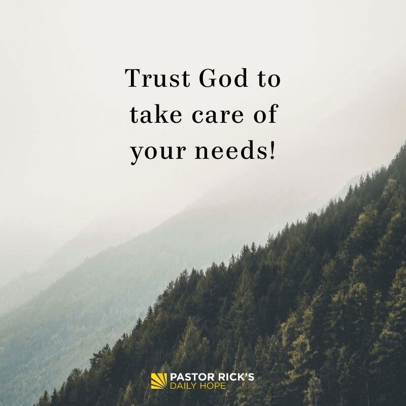 Stress Management: Don’t Worry! By Rick Warren — October 18, 2019