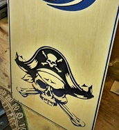 Ninja v Pirate Corn Hole