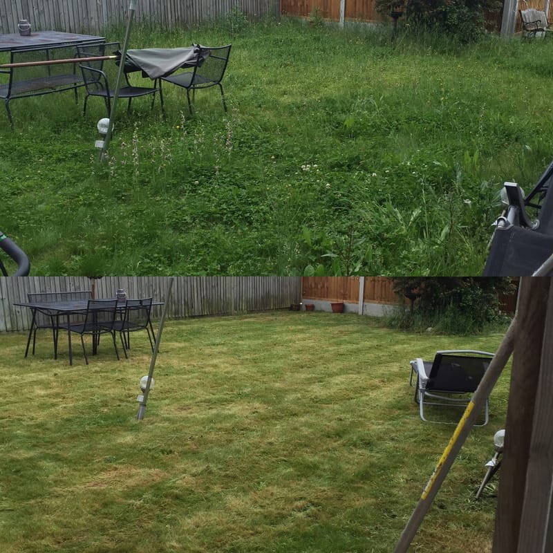Lawn cutting