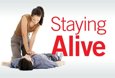 STAYING ALIVE CPR image