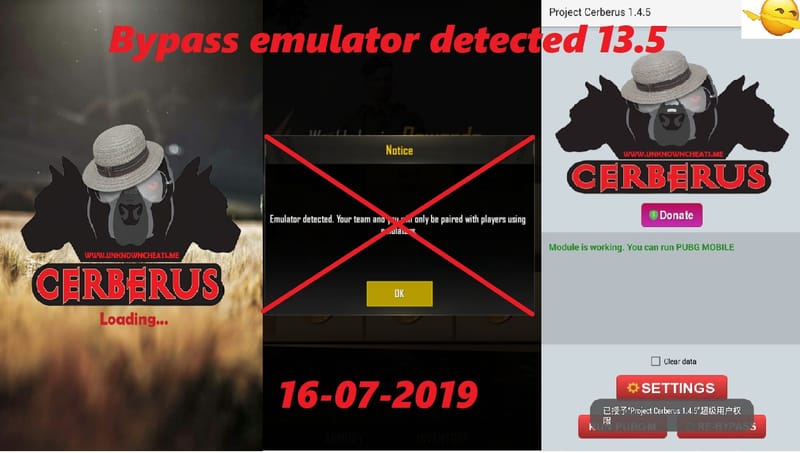 Bypass Ceberus 1.4.5 Pubg mobile 0.13.5 new