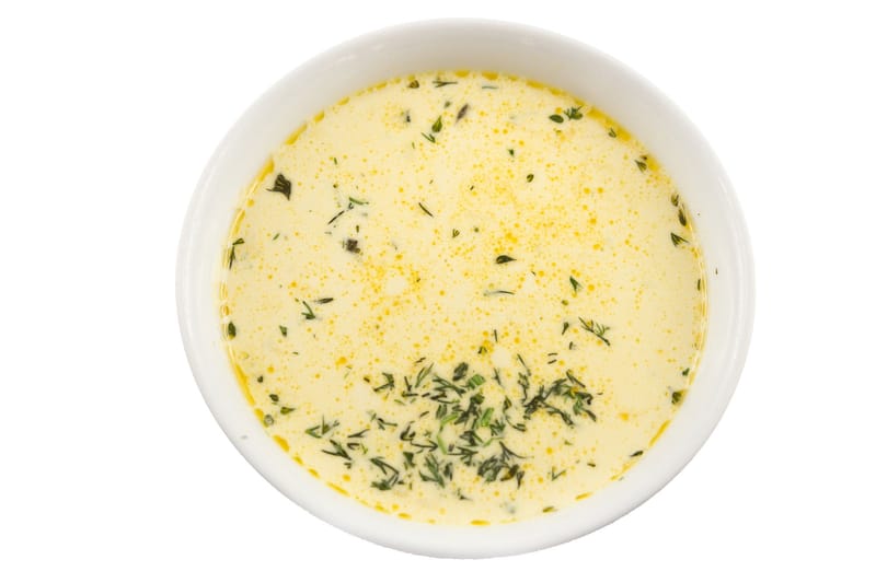 CIORBA DE PUI A LA GREC