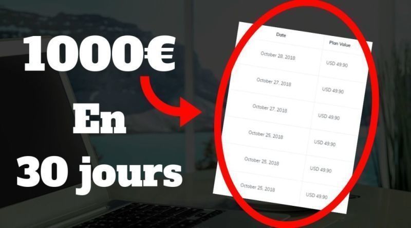 1000€ EN 30 JOURS