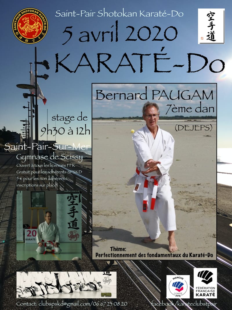STAGE BERNARD PAUGAM KARATE-DO