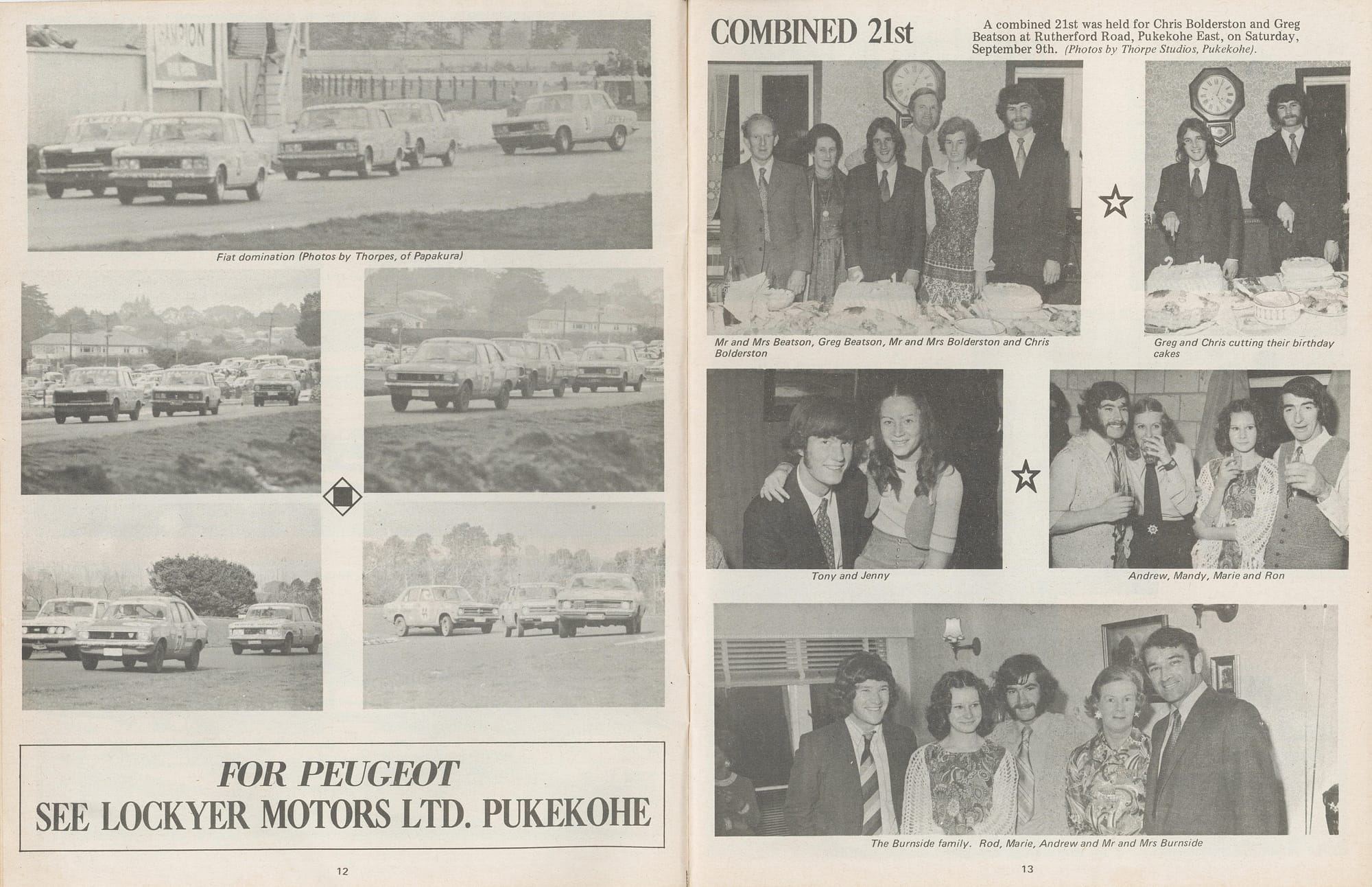 Pages 12 & 13