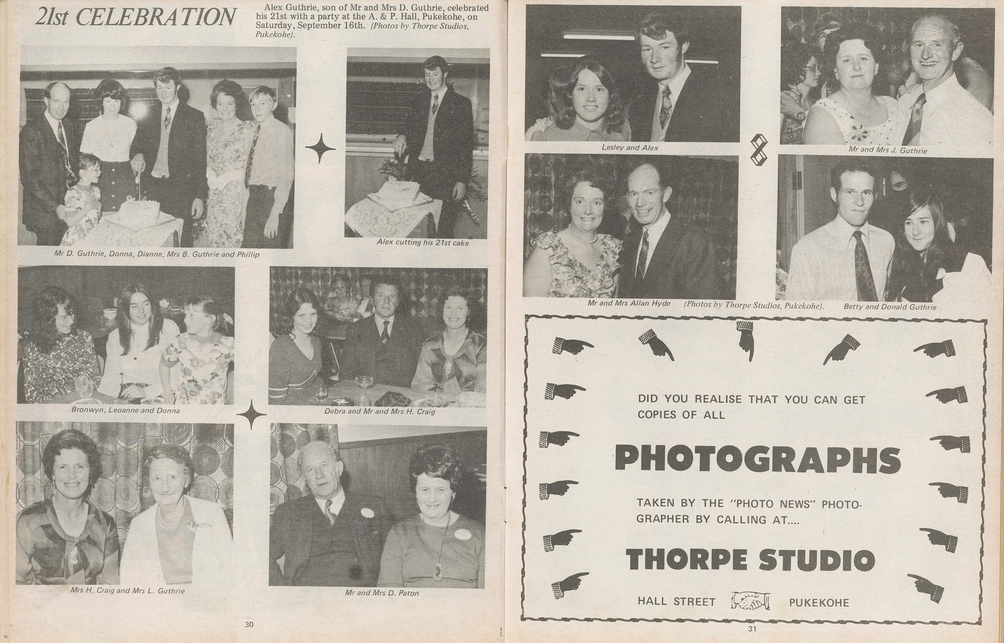 Pages 30 & 31