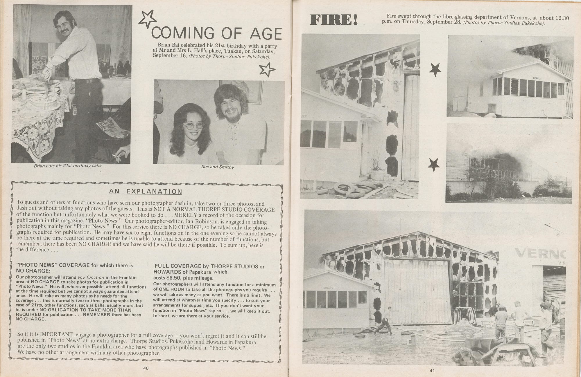 Pages 40 & 41