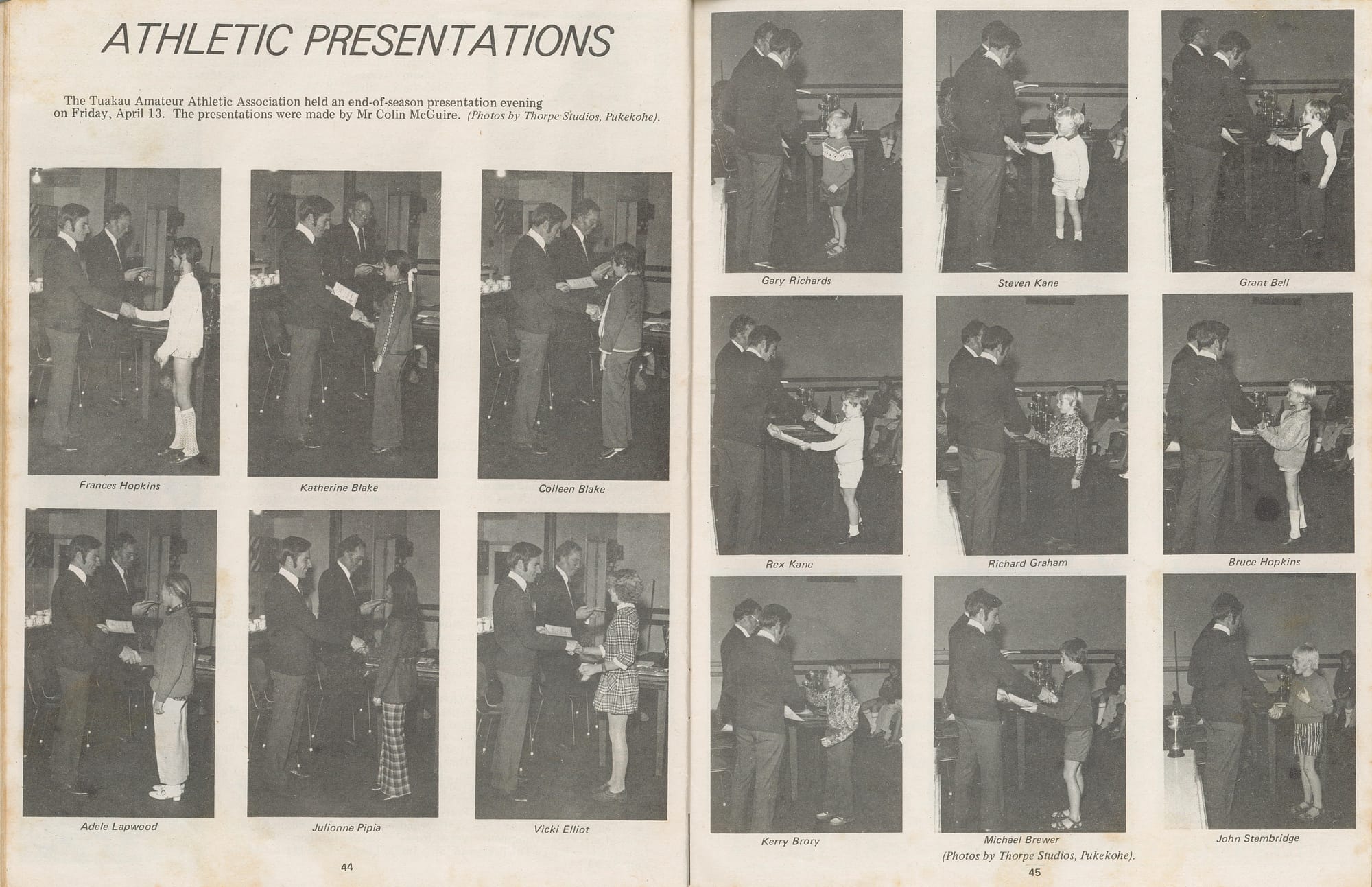 Pages 44 & 45