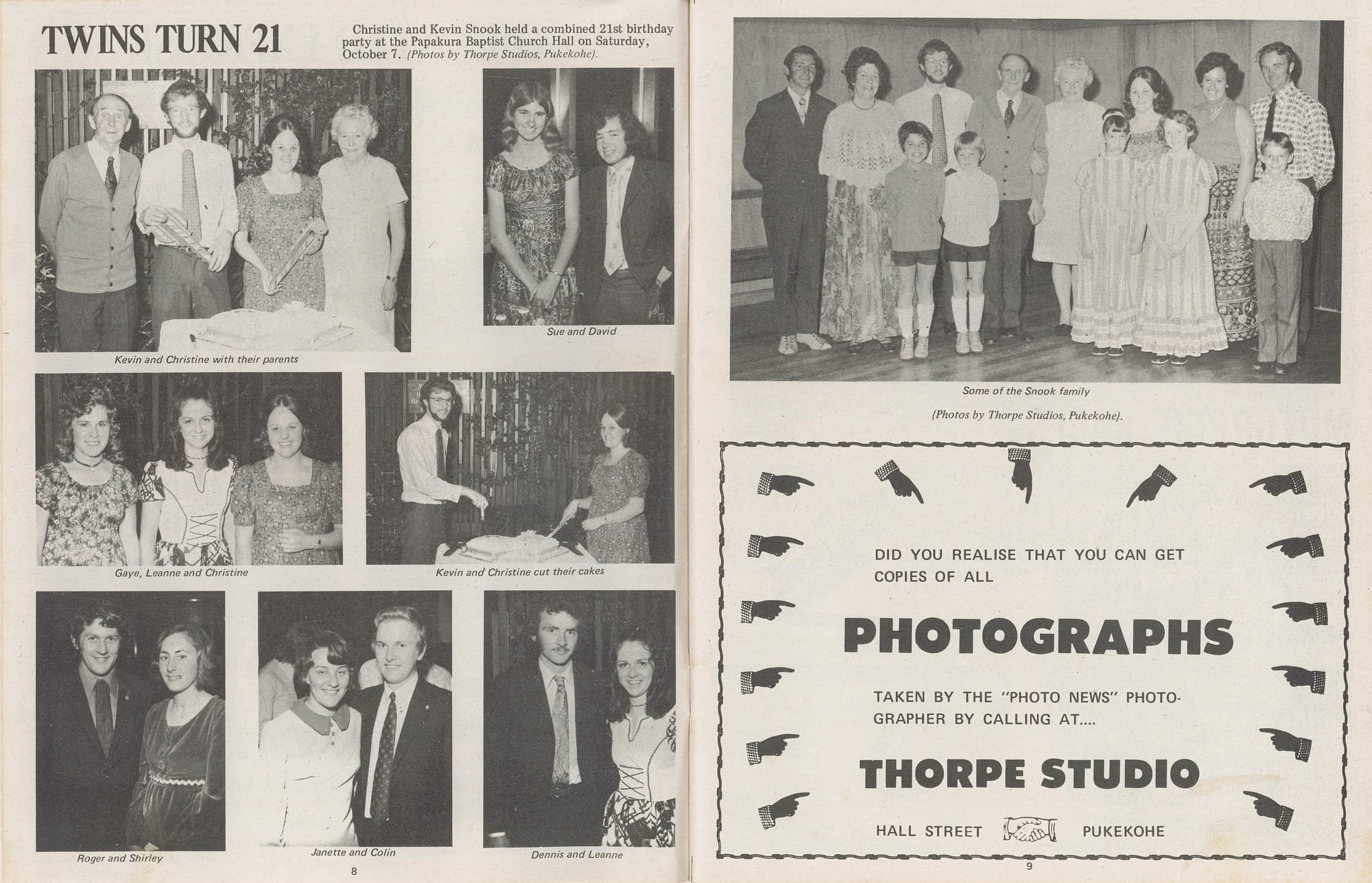 Pages 8 & 9