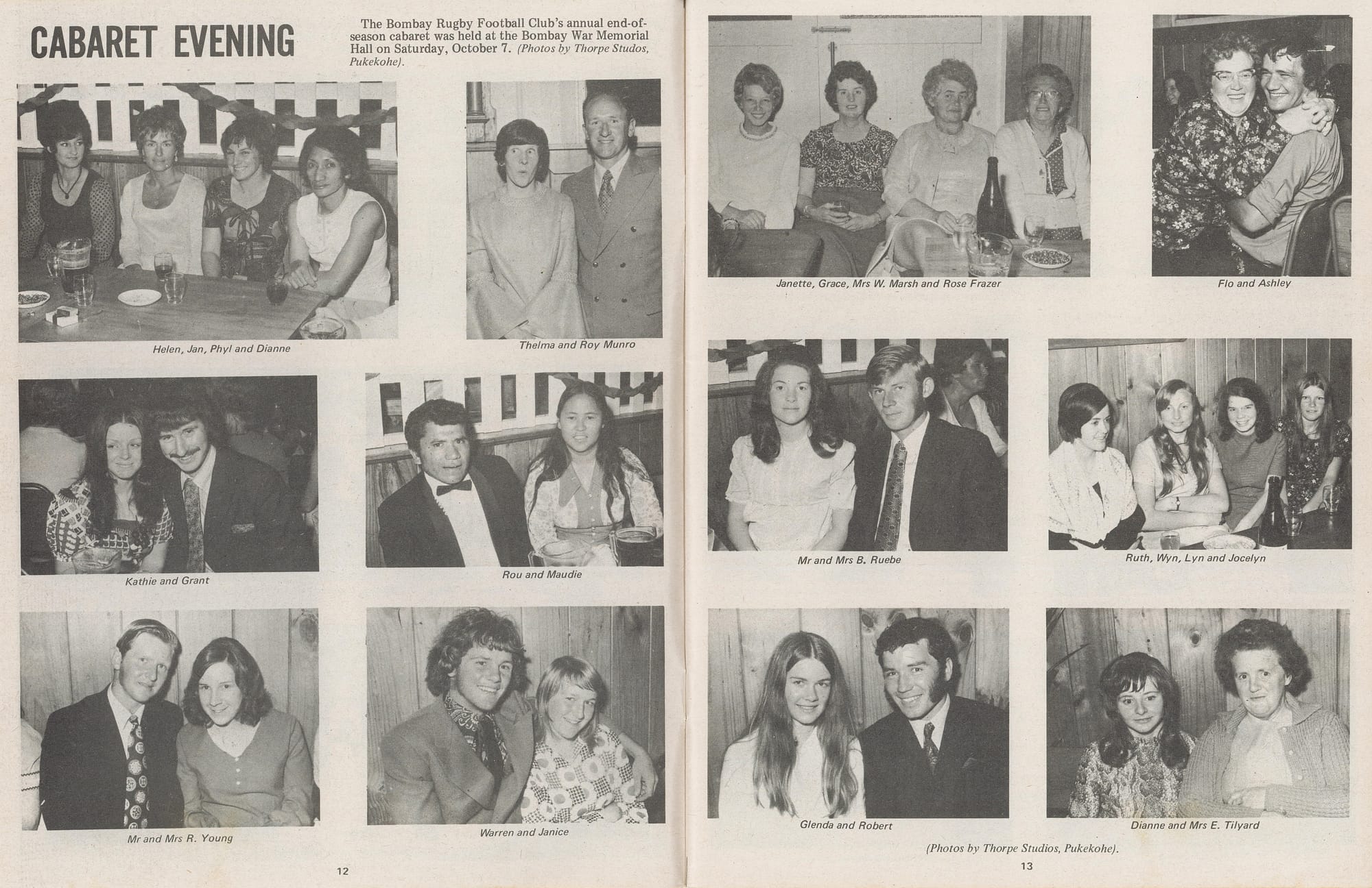 Pages 12 & 13
