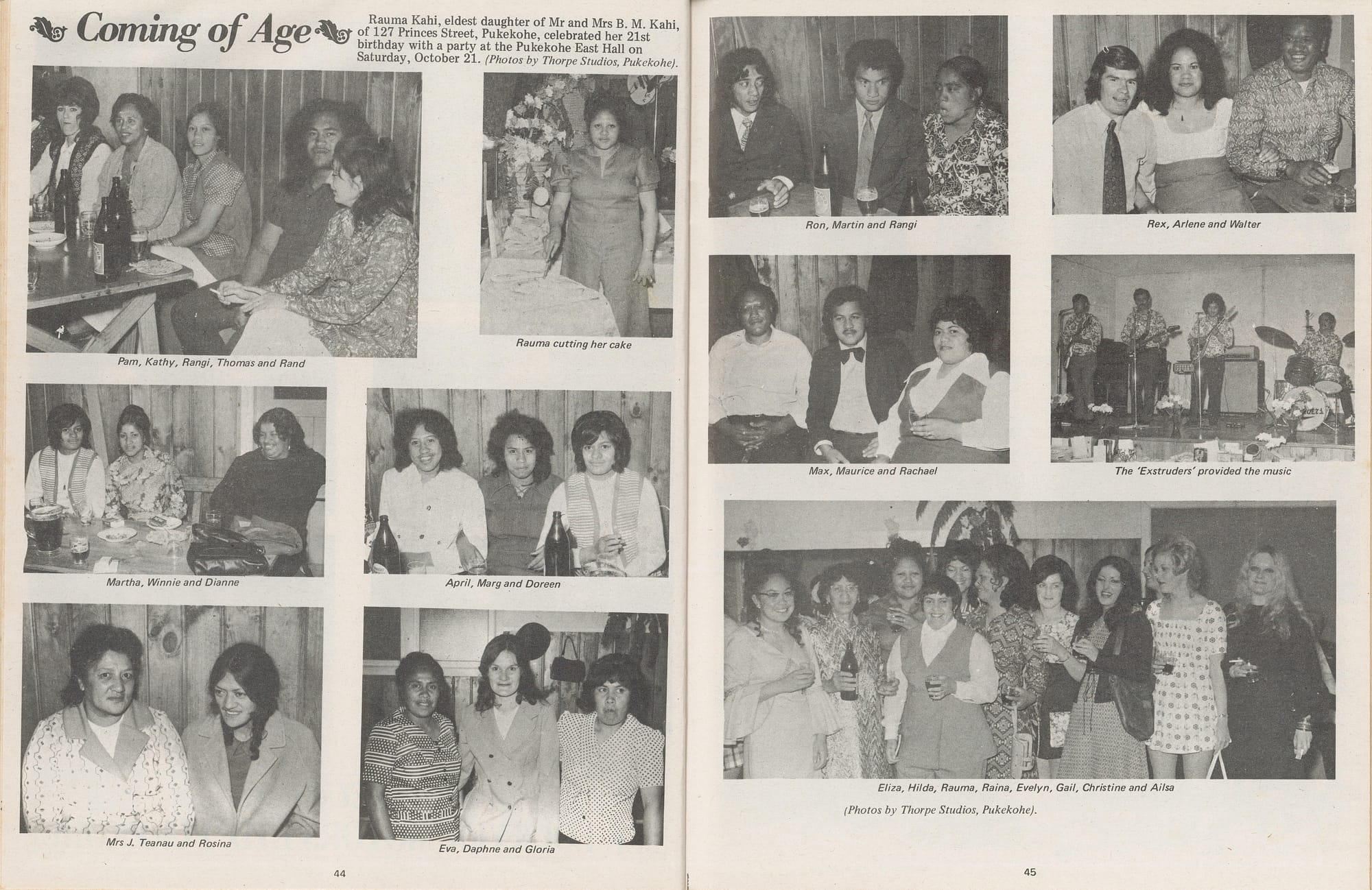 Pages 44 & 45