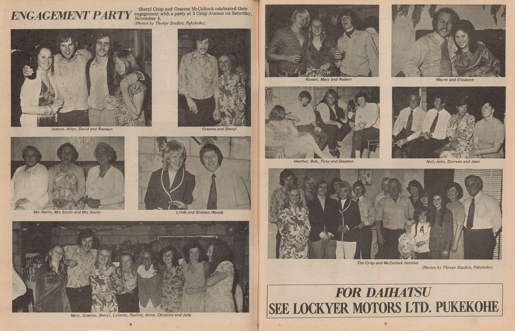 Pages 8 & 9