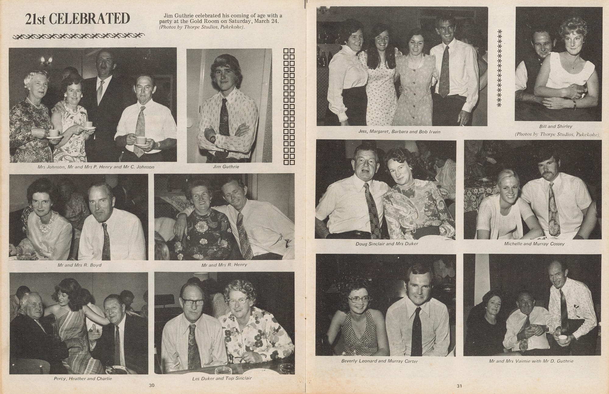 Pages 30 & 31