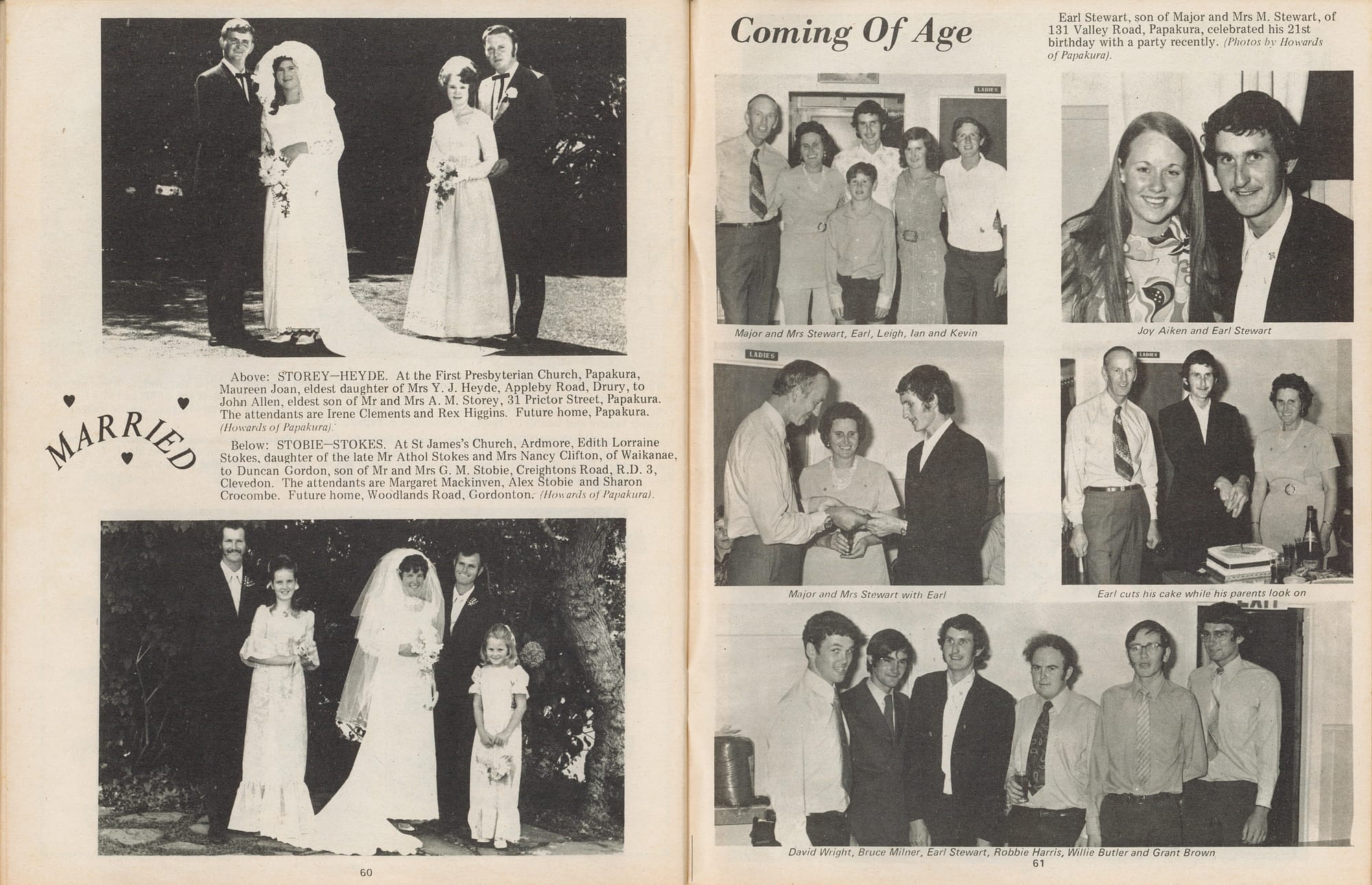 Pages 60 & 61