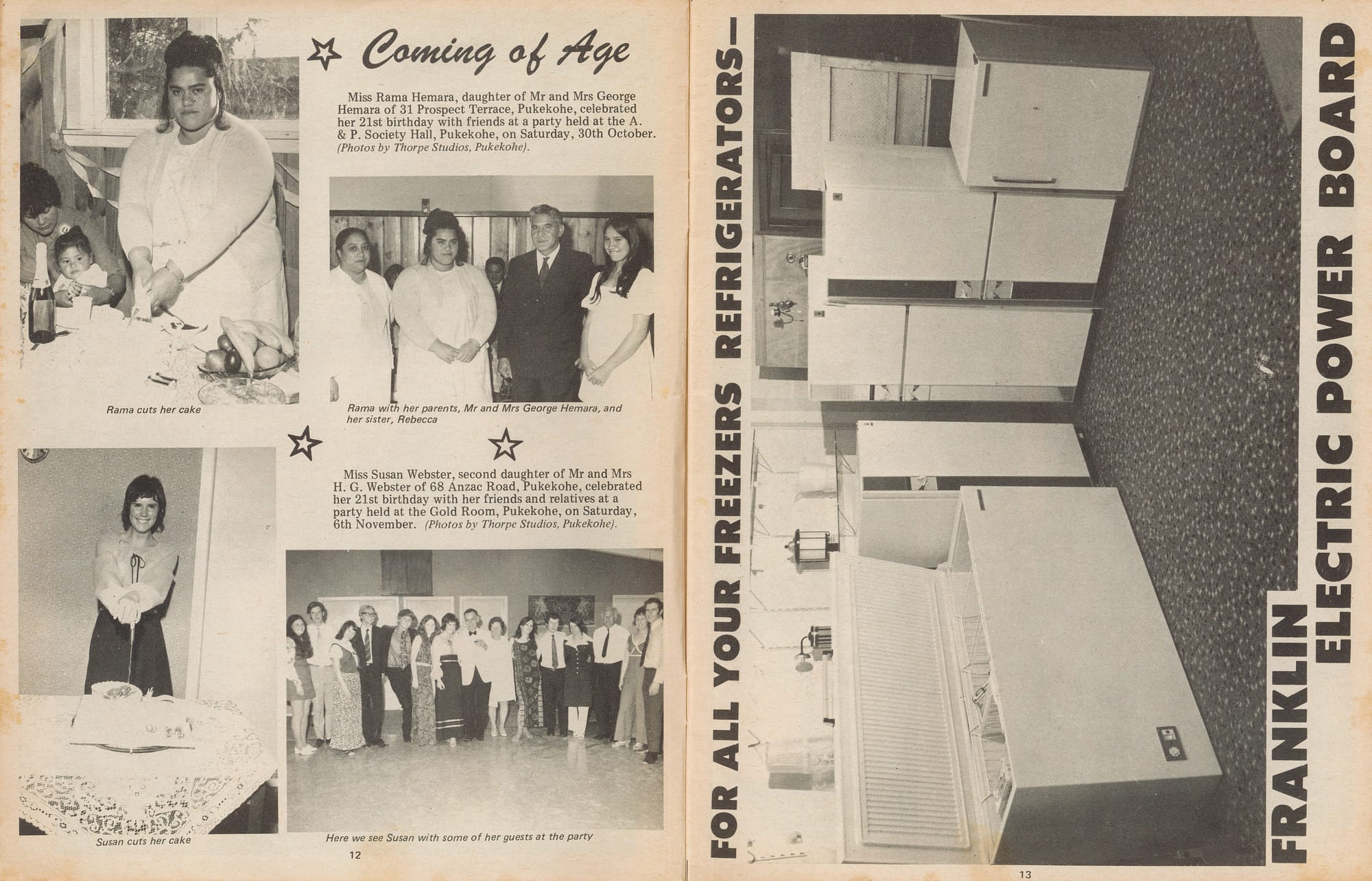 Pages 12 & 13
