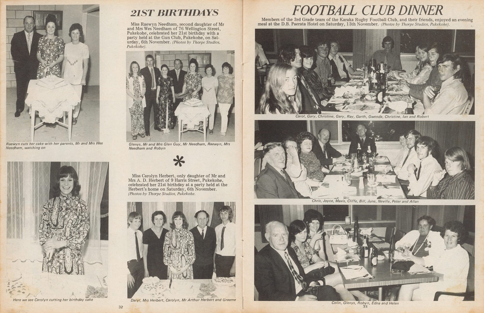 Pages 32 & 33