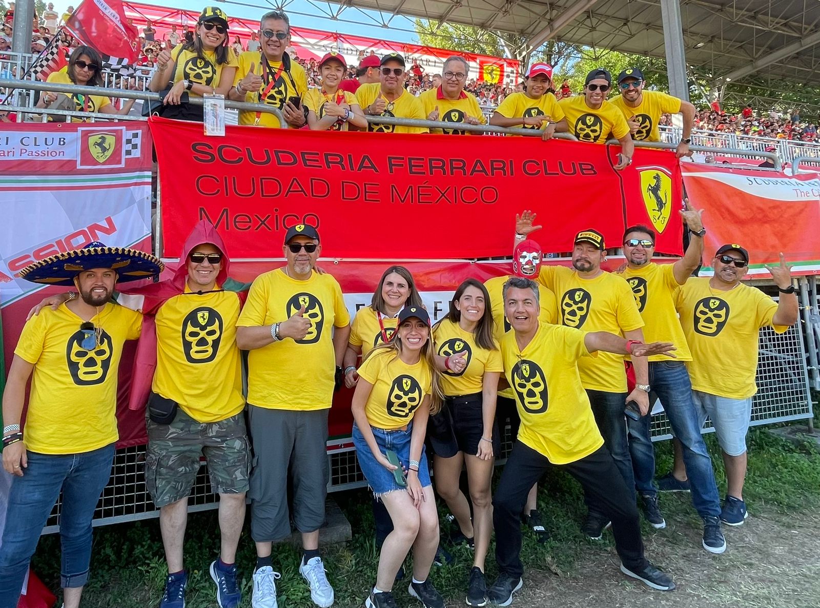 Scuderia Ferrari Club México presente en el Gran Premio de Italia