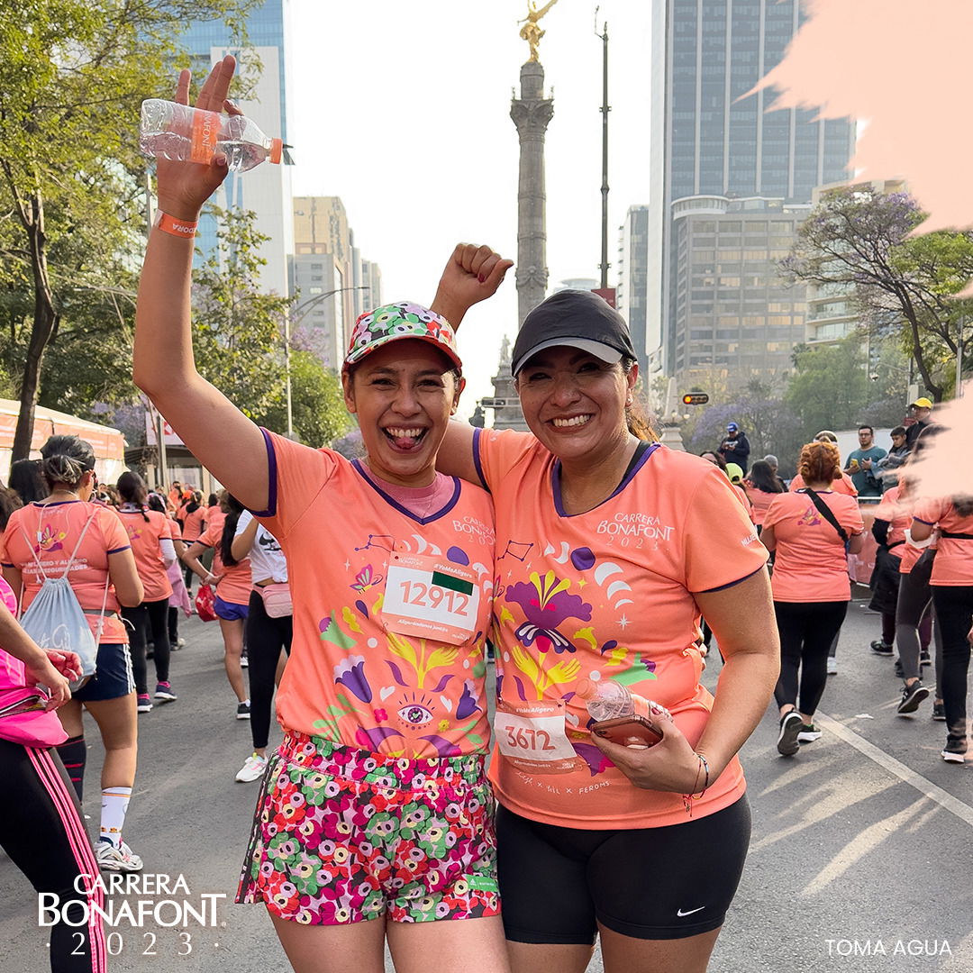 MILES DE MUJERES CORREN LA CARRERA BONAFONT 2023 POR LA IGUALDAD, BAJO EL LEMA #KILÓMETROSQUEUNEN