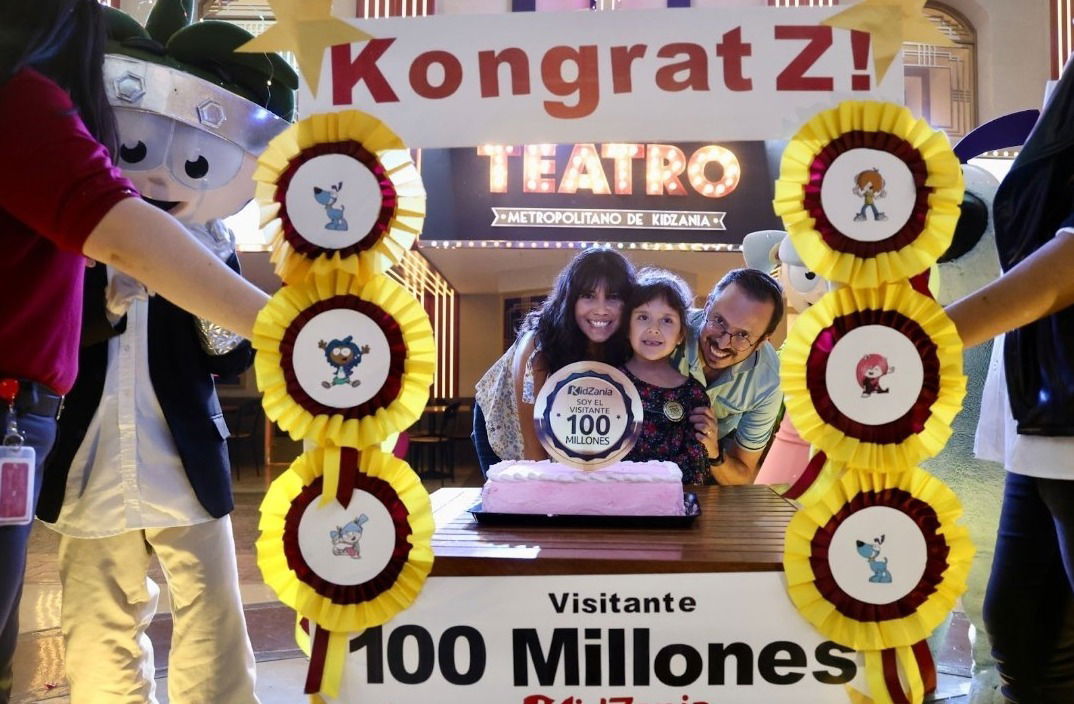 ¡KidZania le da la bienvenida a su visitante 100 millones!