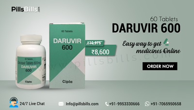 Daruvir 600mg Tablet : Know All About Uses, Side effects, Precautions And More...
