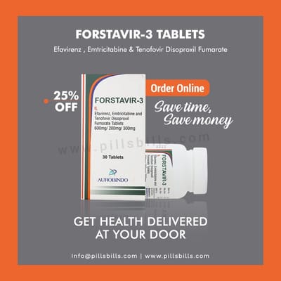 Forstavir 3 Tablet (HIV/AIDS Medicine) Online At Discounted Price In India