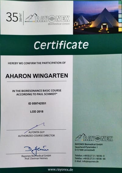 Rayonex\ טיפול תדרים ריונקס