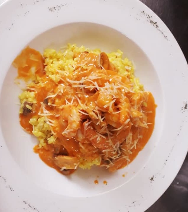 Risotto de Camarones