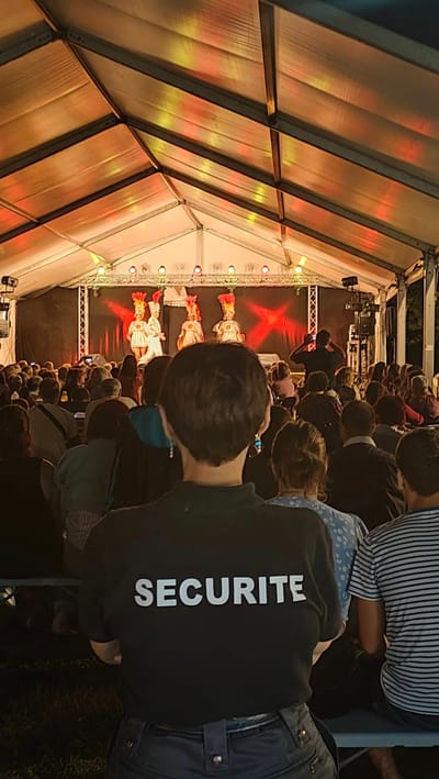 Sécurisation de nuit vide grenier de Coutras (33)