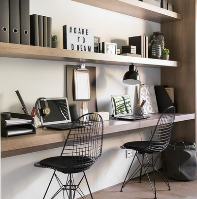 How to Use Floating Shelves in the Dining Room