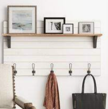 How to Use Floating Shelves in the Hallway or Entryway