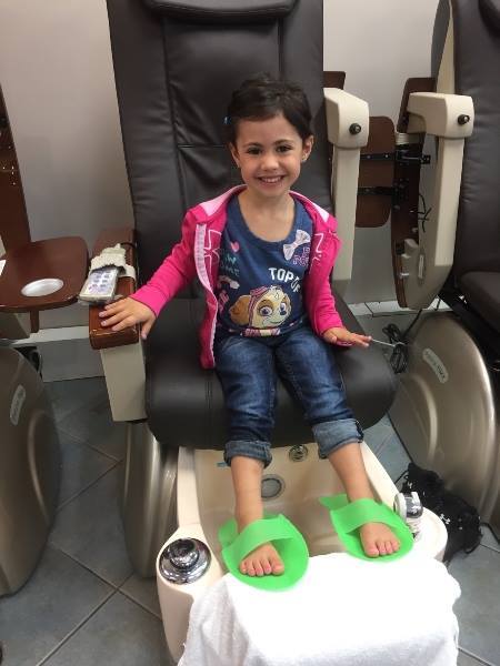 Princess Pedicure (kids under 9 yrs)