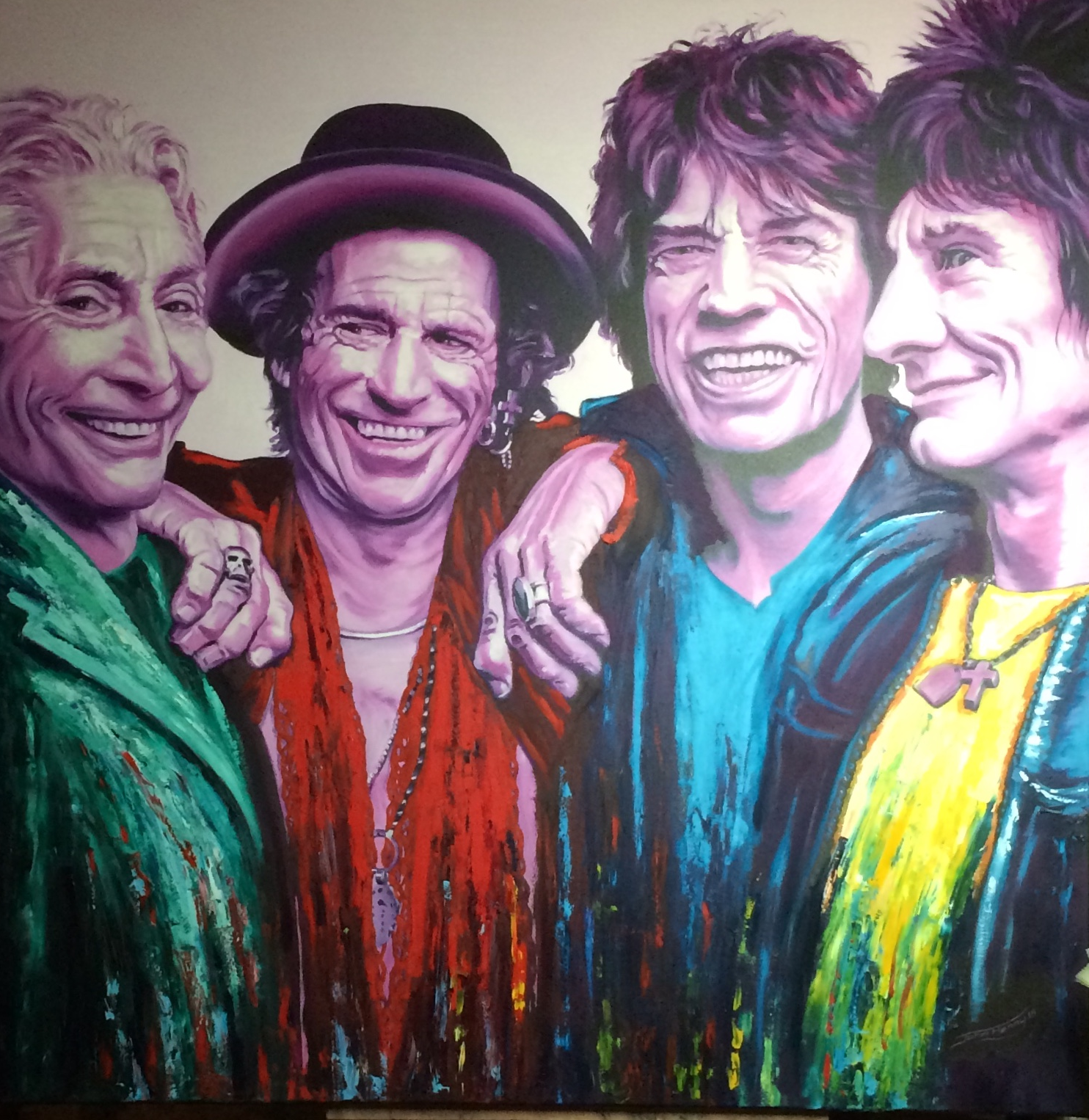 The Stones • IT'S ONLY ROCK'N'ROLL *This is a ONE OFF Hand Finished Limited Edition Print