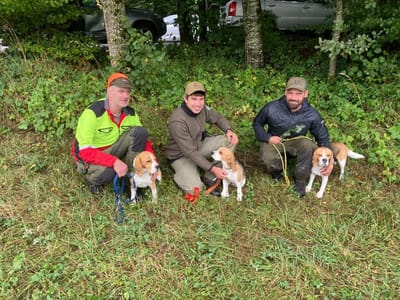 SUCHENHEIL - Vier bestandene Schweissprüfungen über 500m nach TKJ