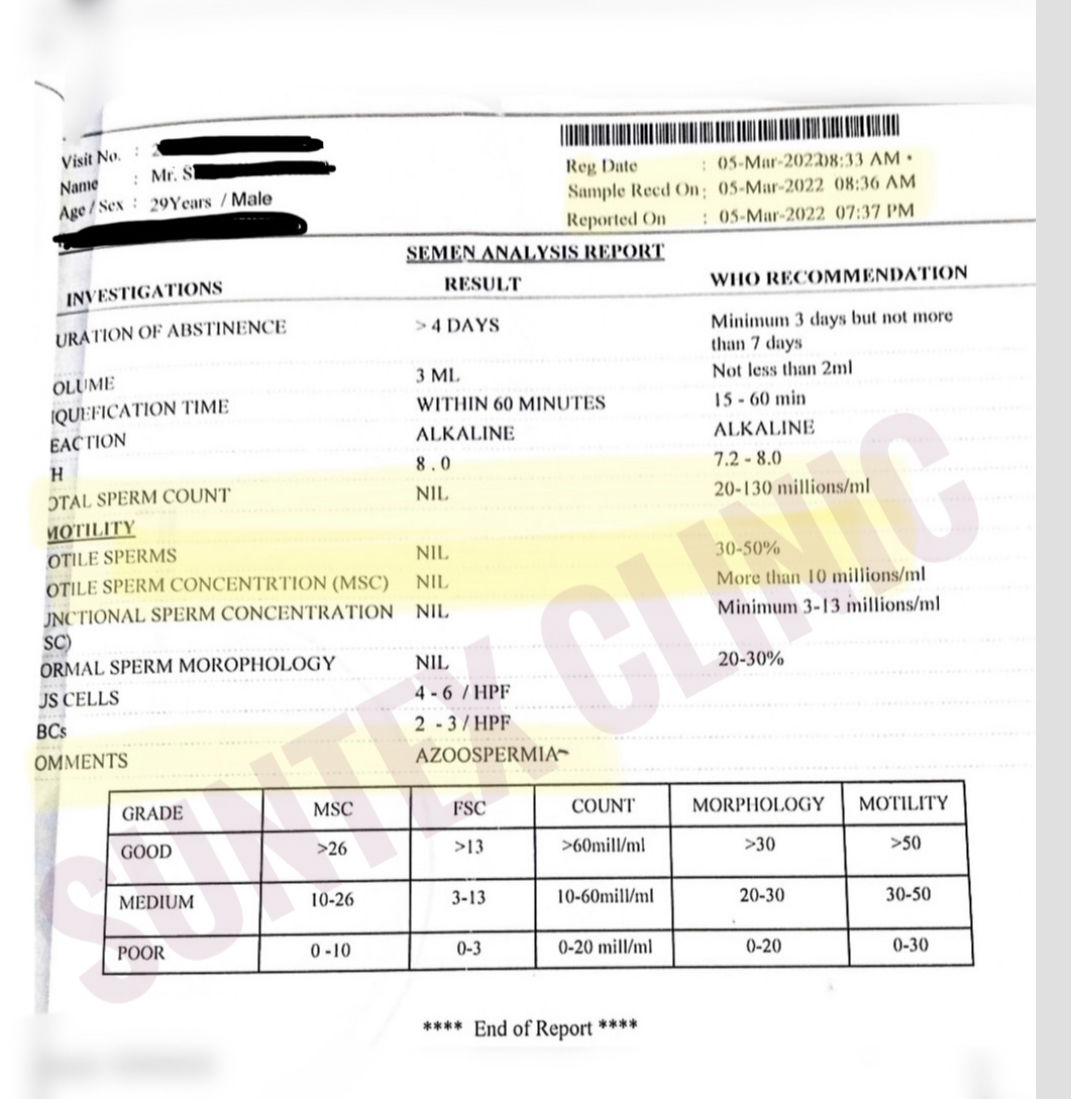 Azoospermia 2022 correction