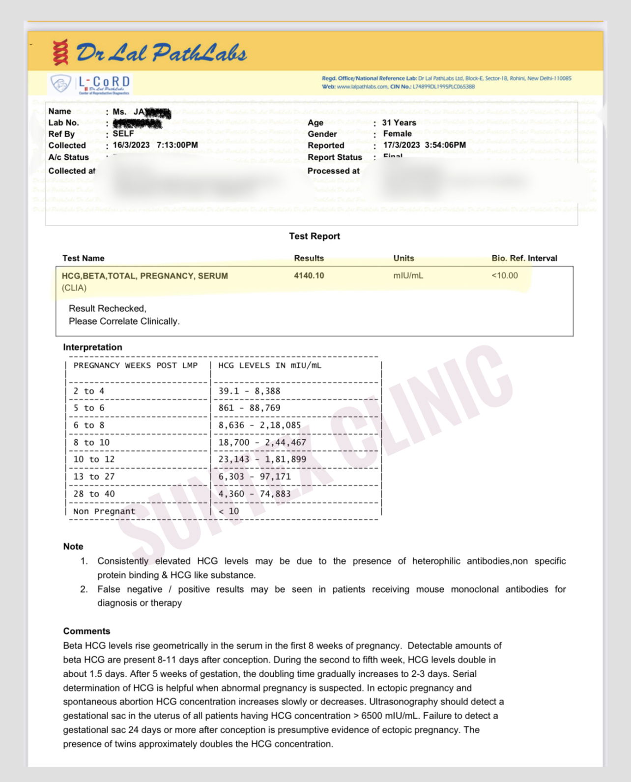 Natural pregnancy at Suntex Clinic ( after a failed ivf)