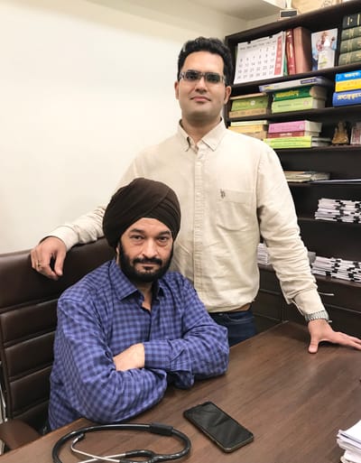 Dr Uppal and his enthusiastic Team image